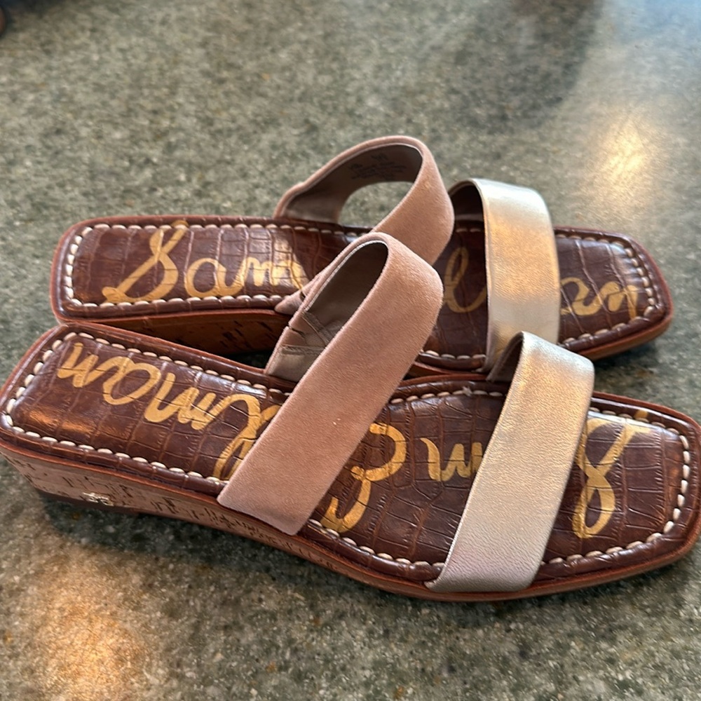 Sam Edelman wedge sandals size 7.5